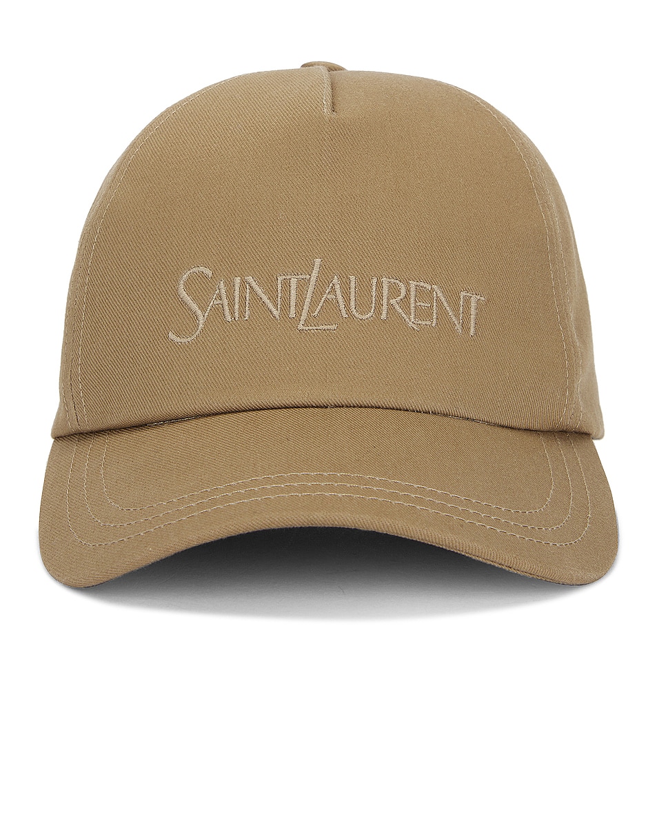 Image 1 of Saint Laurent Cap in Beige