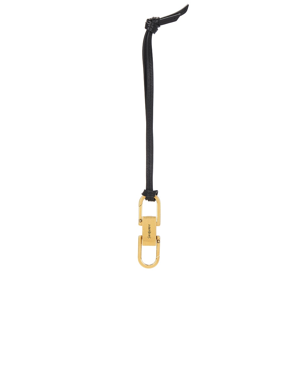 Image 1 of Saint Laurent Keyring in Black