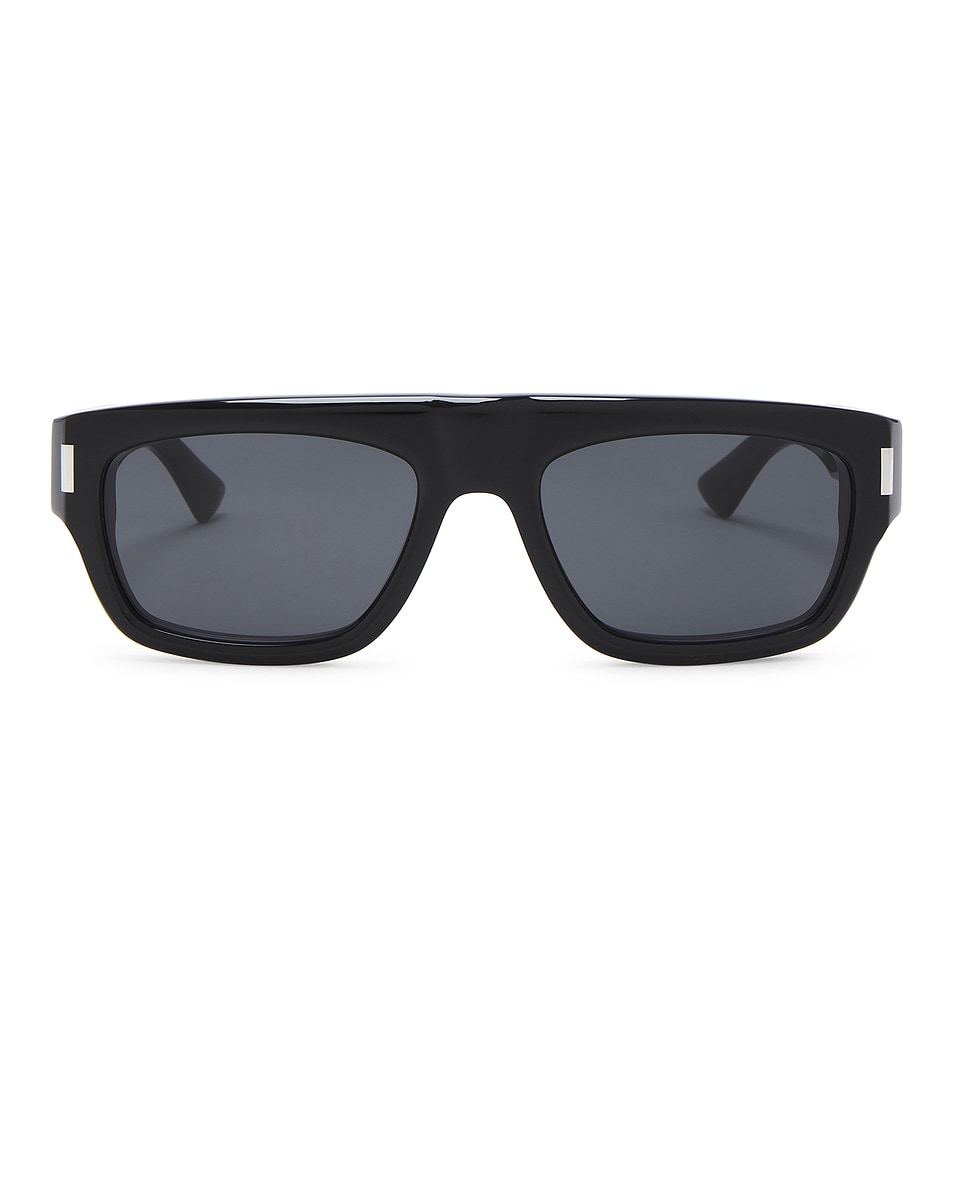 Image 1 of Saint Laurent Rectangular Sunglasses in Black