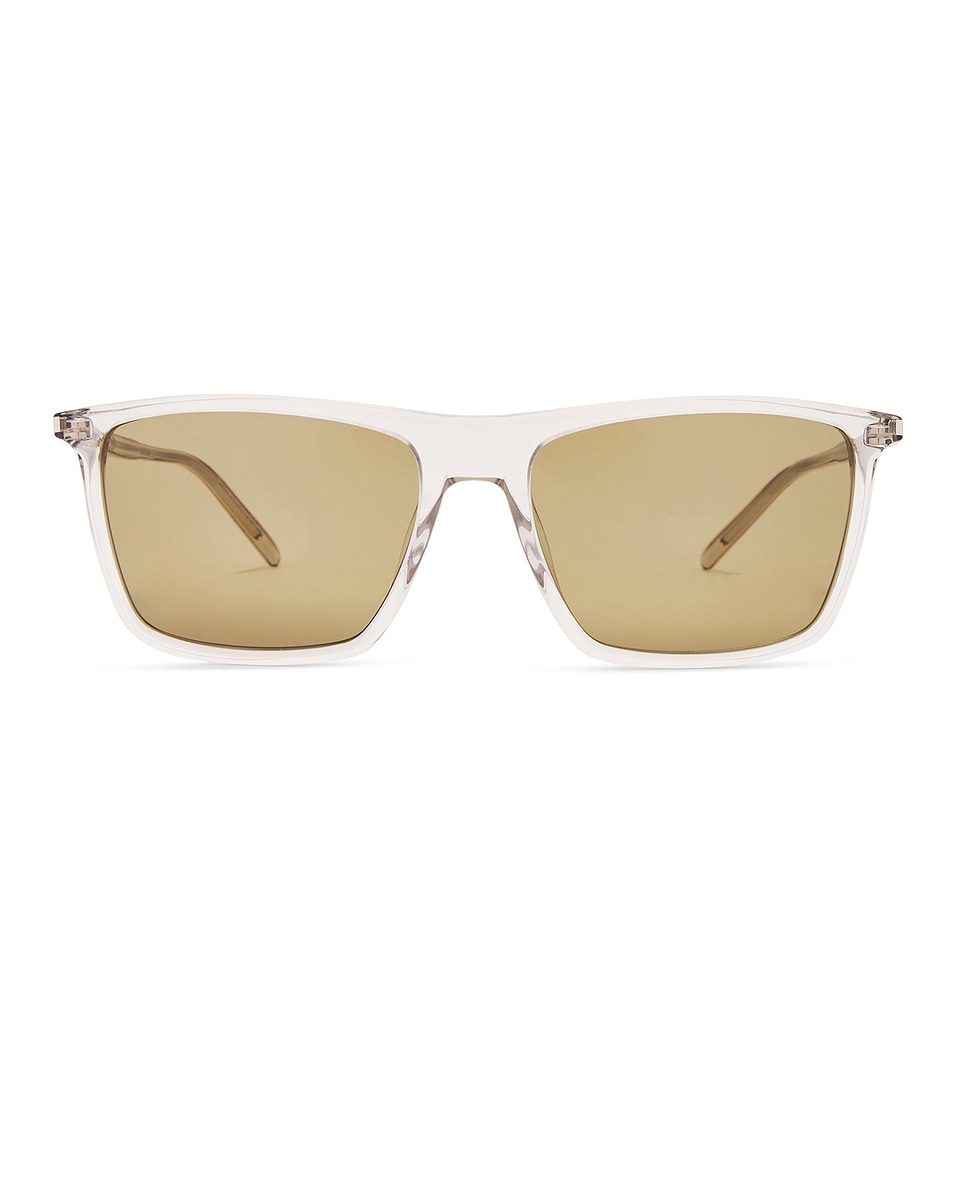 Image 1 of Saint Laurent SL 668 Sunglasses in Beige & Brown