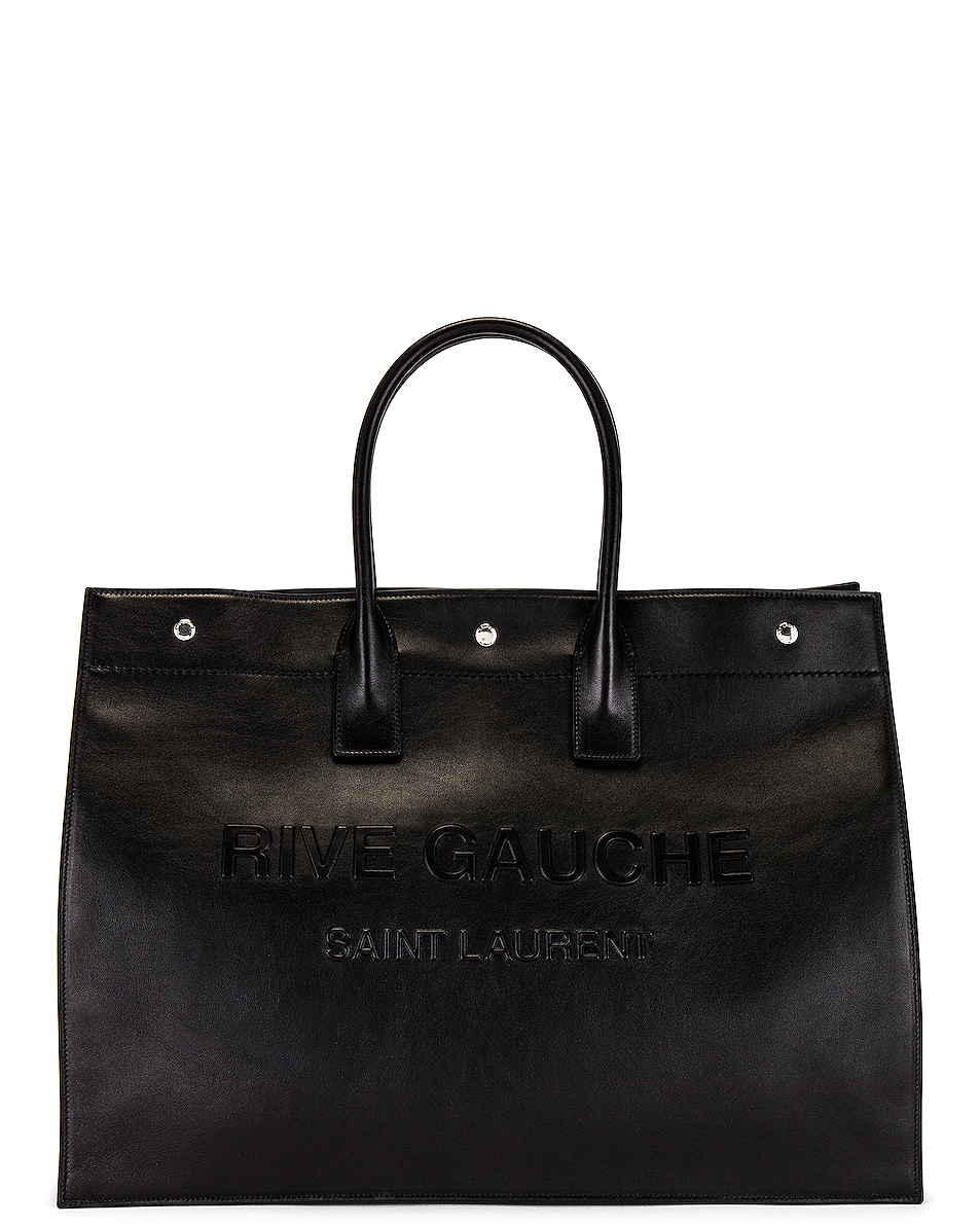 Image 1 of Saint Laurent YSL Tote Bag in Black
