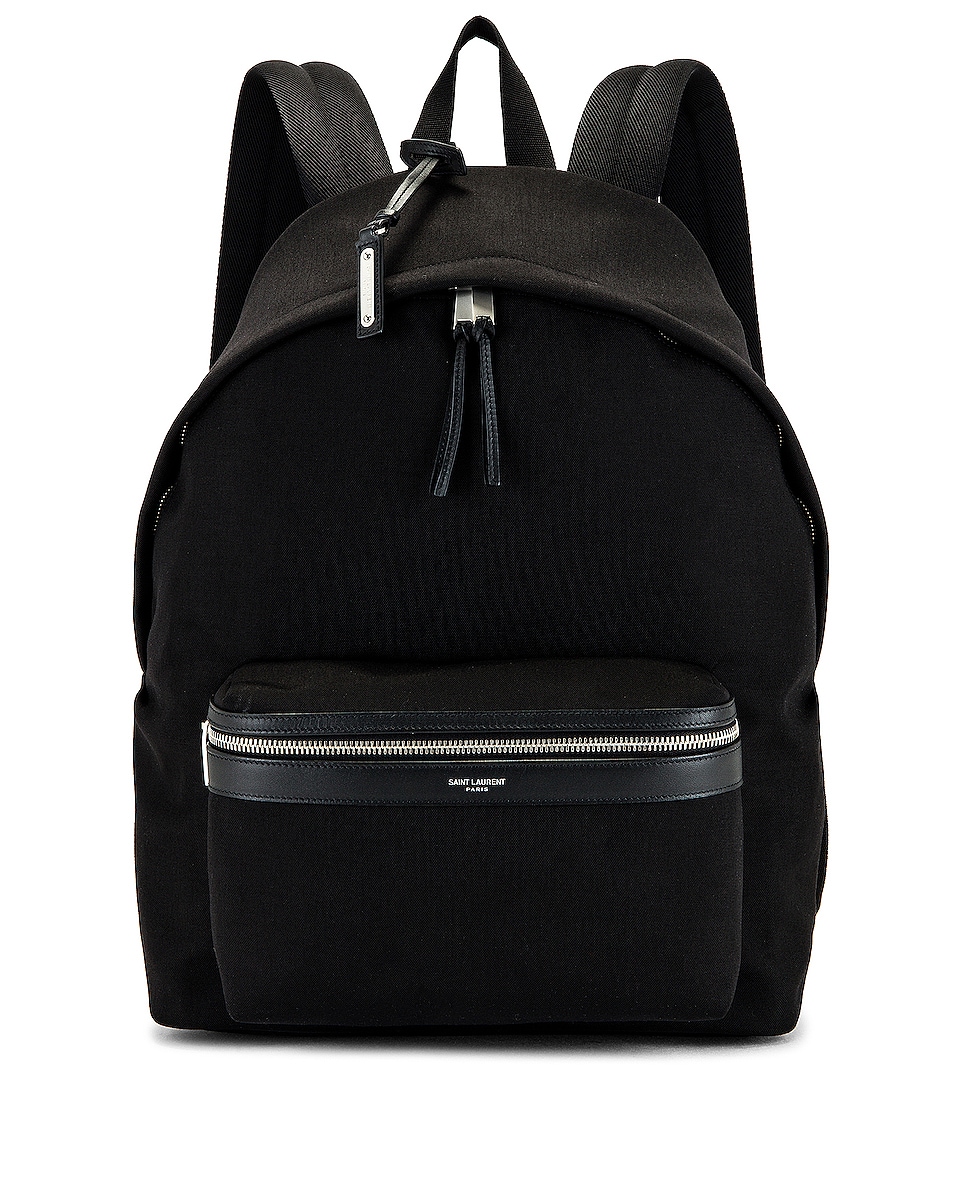 Image 1 of Saint Laurent City Backpack in Black