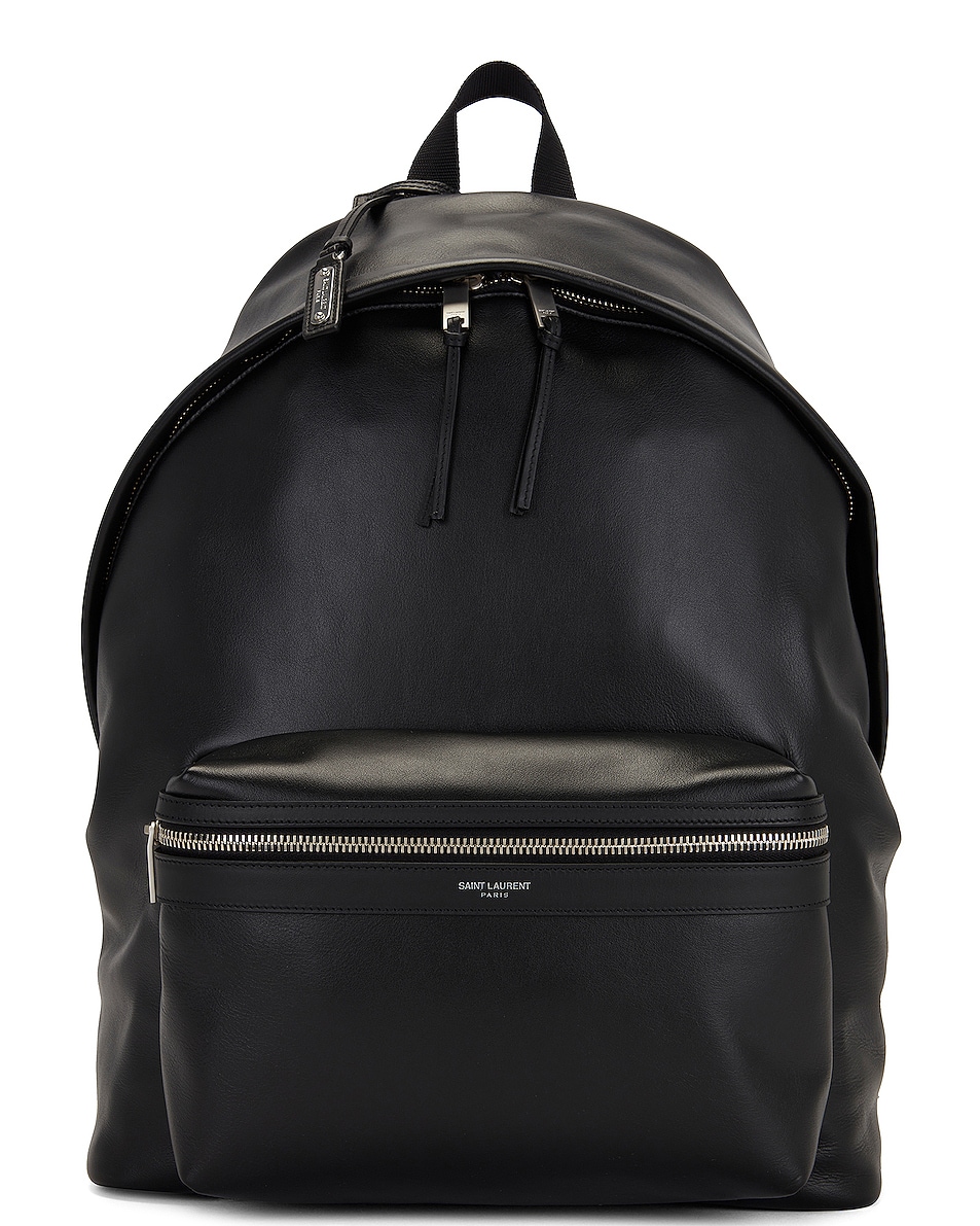 Image 1 of Saint Laurent City Backpack in Black