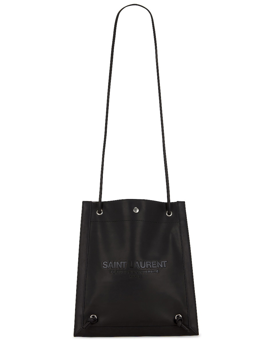 Image 1 of Saint Laurent Universite Crossbody Bag in Black