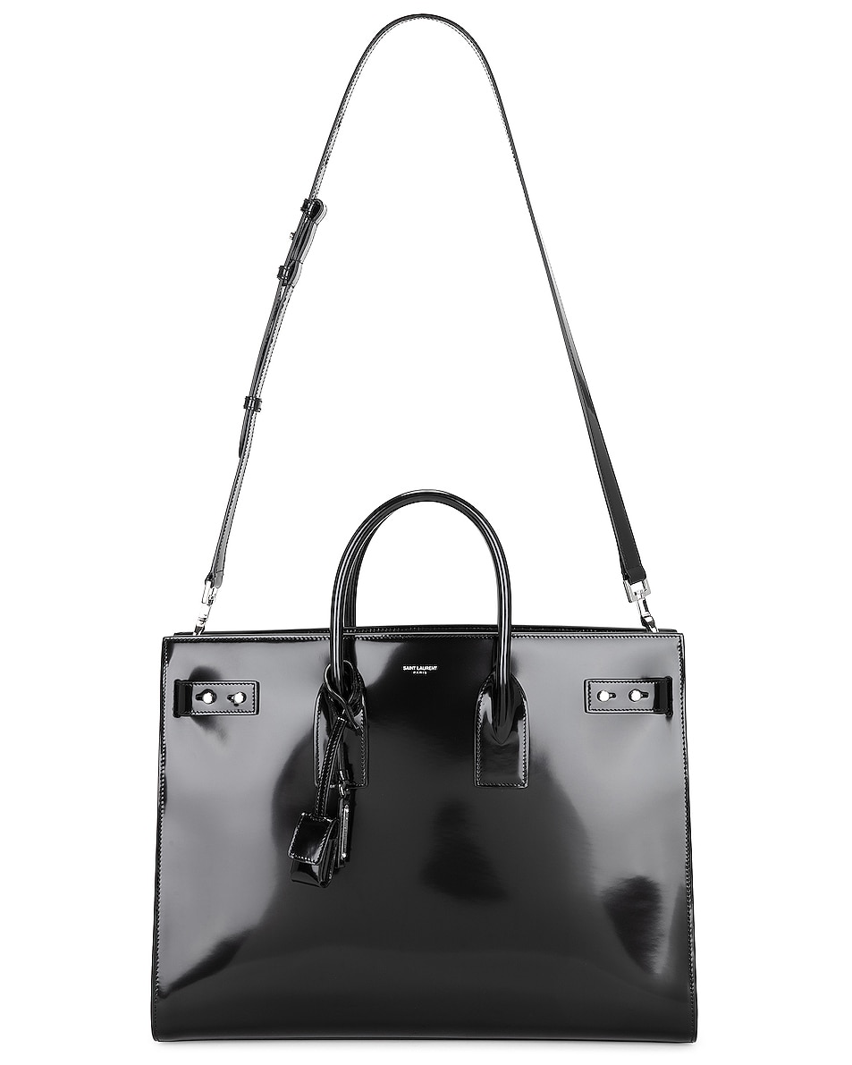 Image 1 of Saint Laurent Ysl Slim Bag in Nero