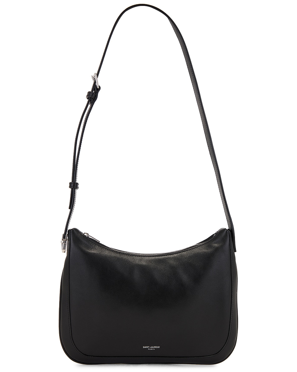 Image 1 of Saint Laurent Mini Hobo Bag in Nero
