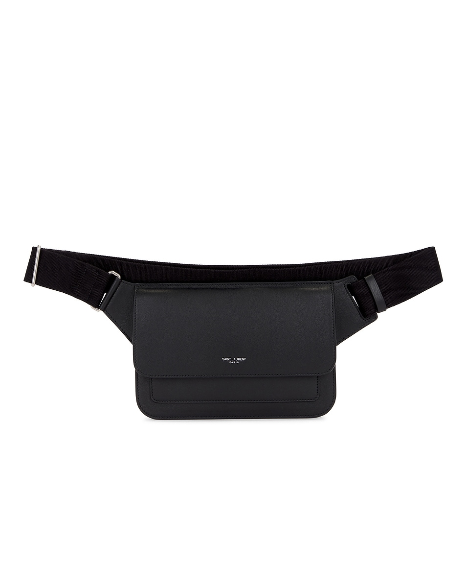 Image 1 of Saint Laurent Belt Bag in Black