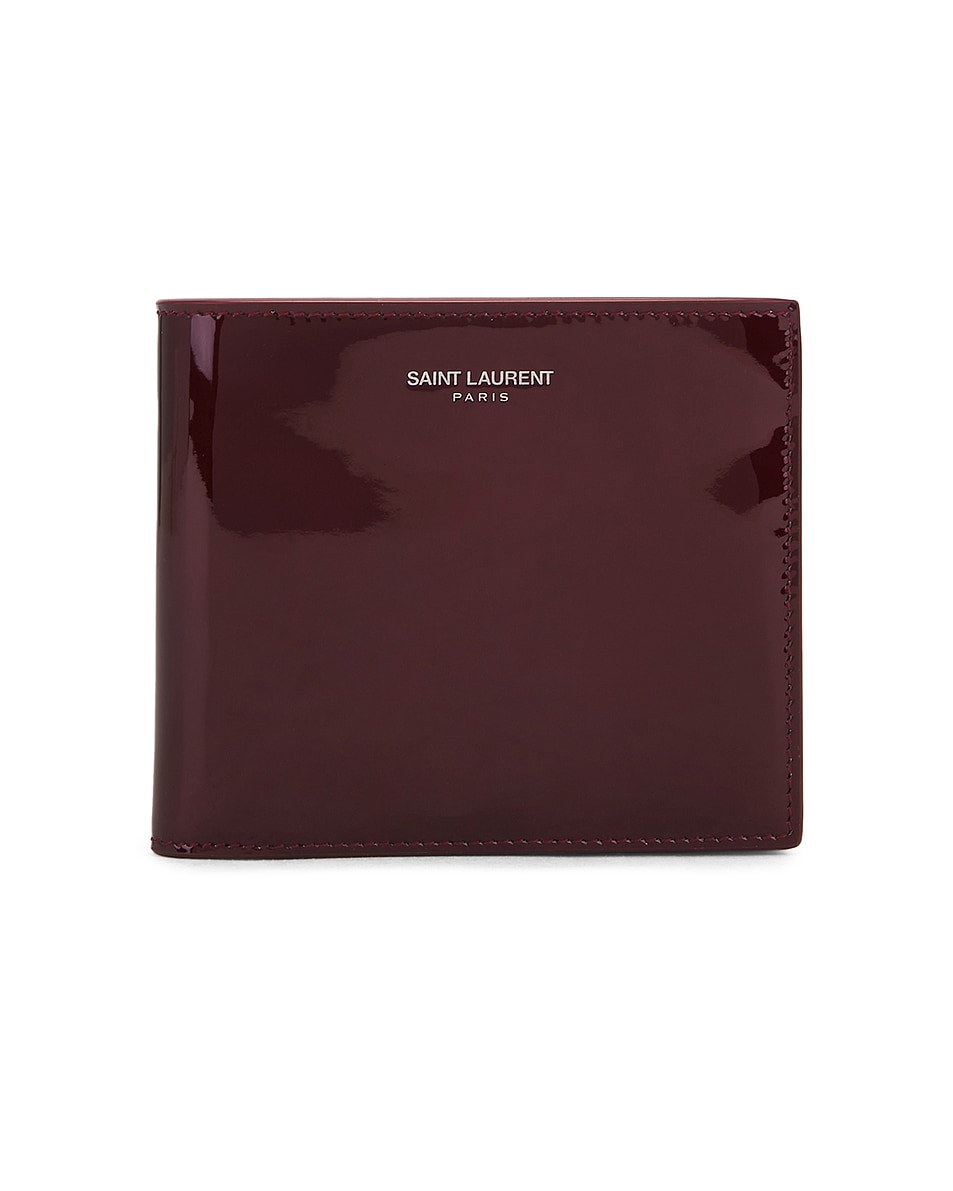 Image 1 of Saint Laurent Bifold Wallet in Red