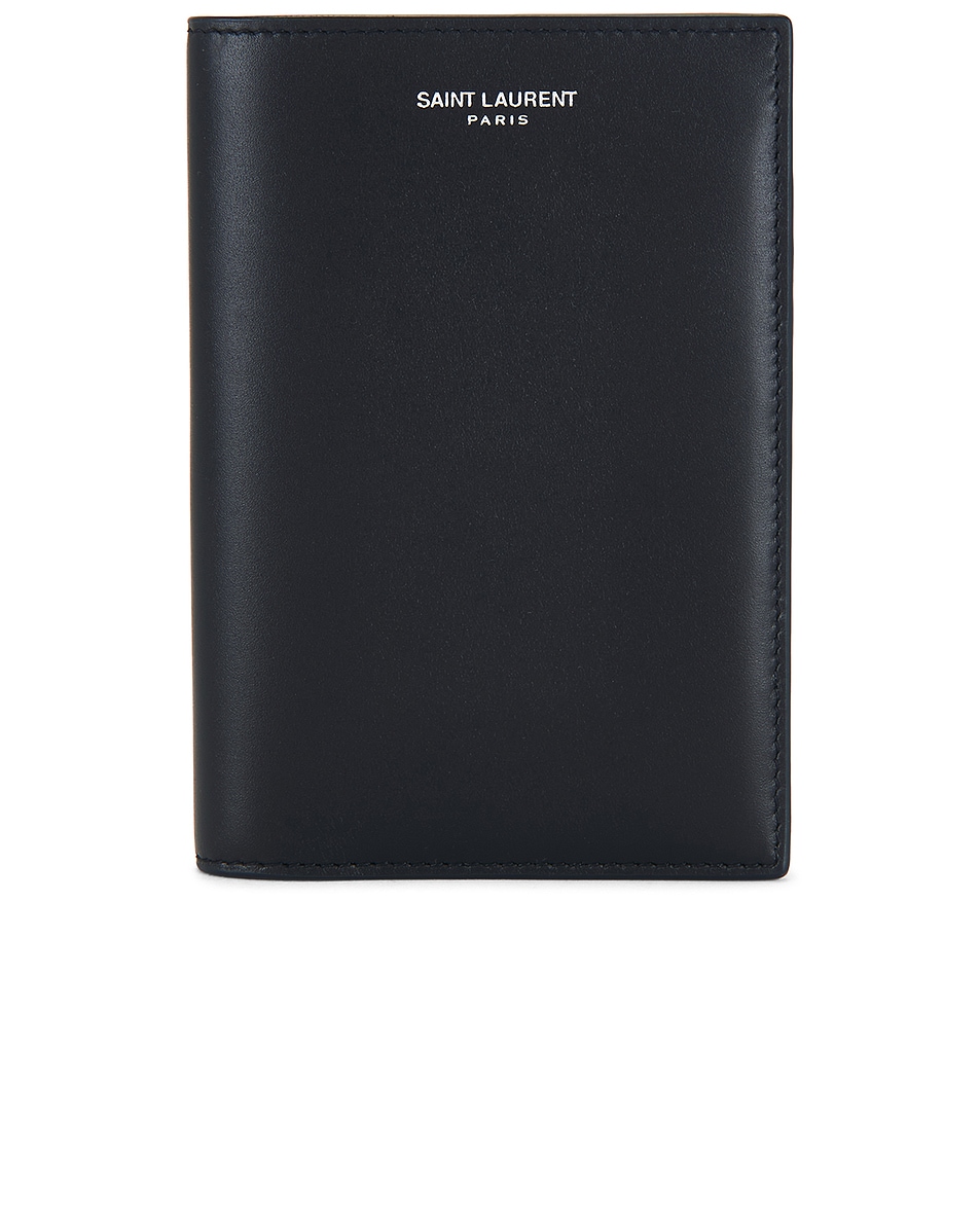 Image 1 of Saint Laurent Passport Case in Midnight Blue