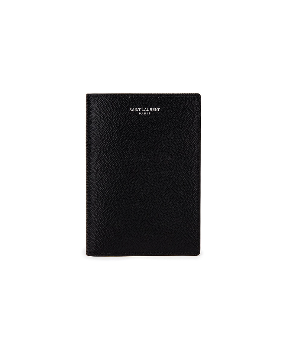 Image 1 of Saint Laurent Passport Case in Black