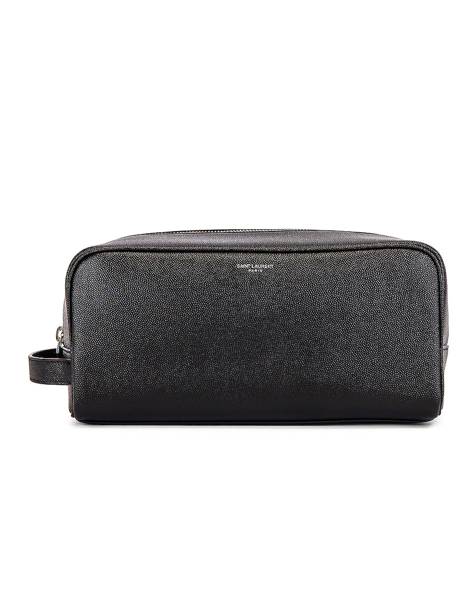 Image 1 of Saint Laurent Cosmetic Pouch in Black
