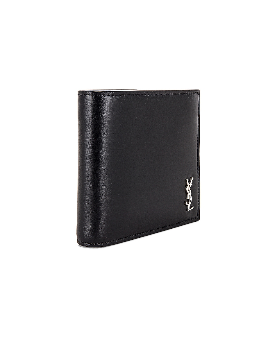 Saint Laurent YSL Credit Card Holder in Black FWRD