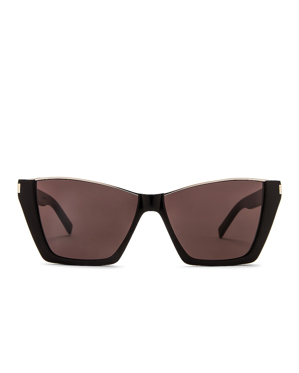Image 1 of Saint Laurent Kate Sunglasses in Black