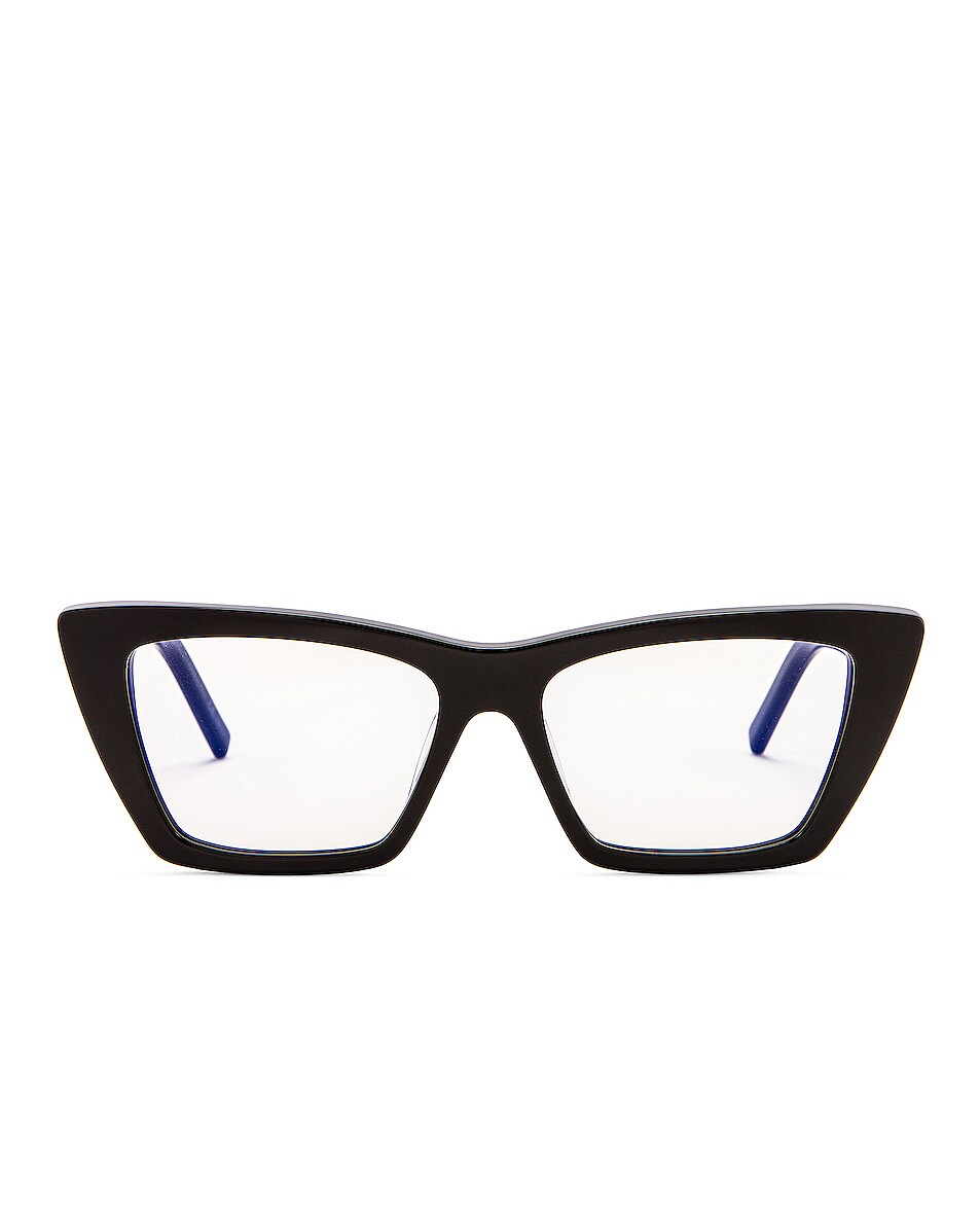 Image 1 of Saint Laurent Mica Transitional Glasses in Black