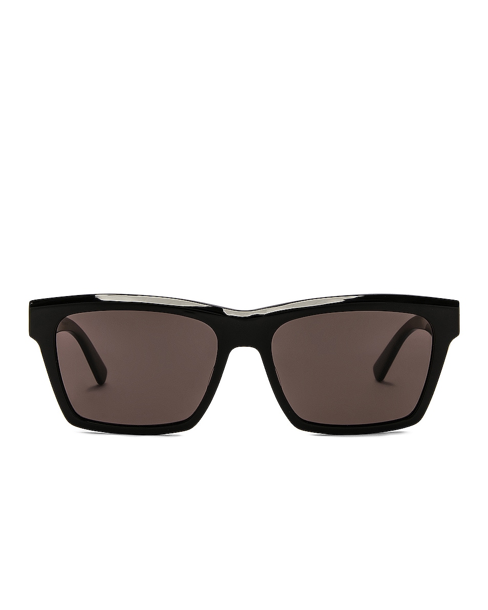 Image 1 of Saint Laurent Rectangle Sunglasses in Black