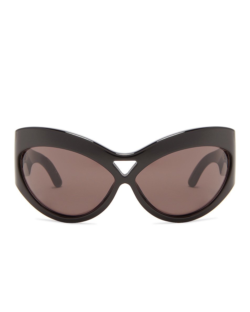 Image 1 of Saint Laurent Butterfly Sunglasses in Black