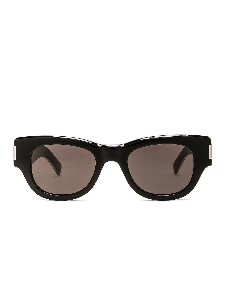 Image 1 of Saint Laurent Cat Eye Sunglasses in Black