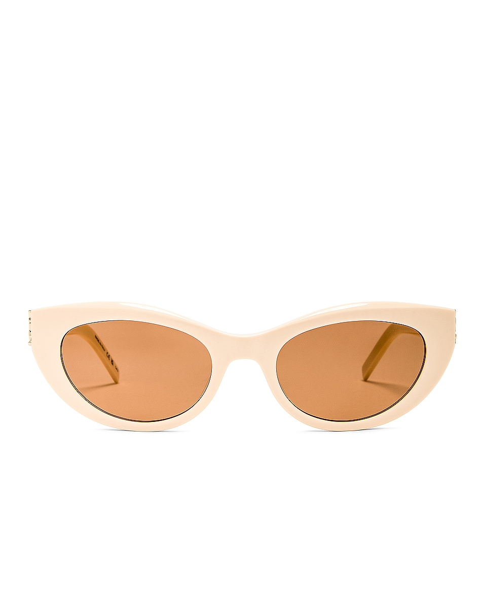 Image 1 of Saint Laurent SL M115 Sunglasses in Ivory