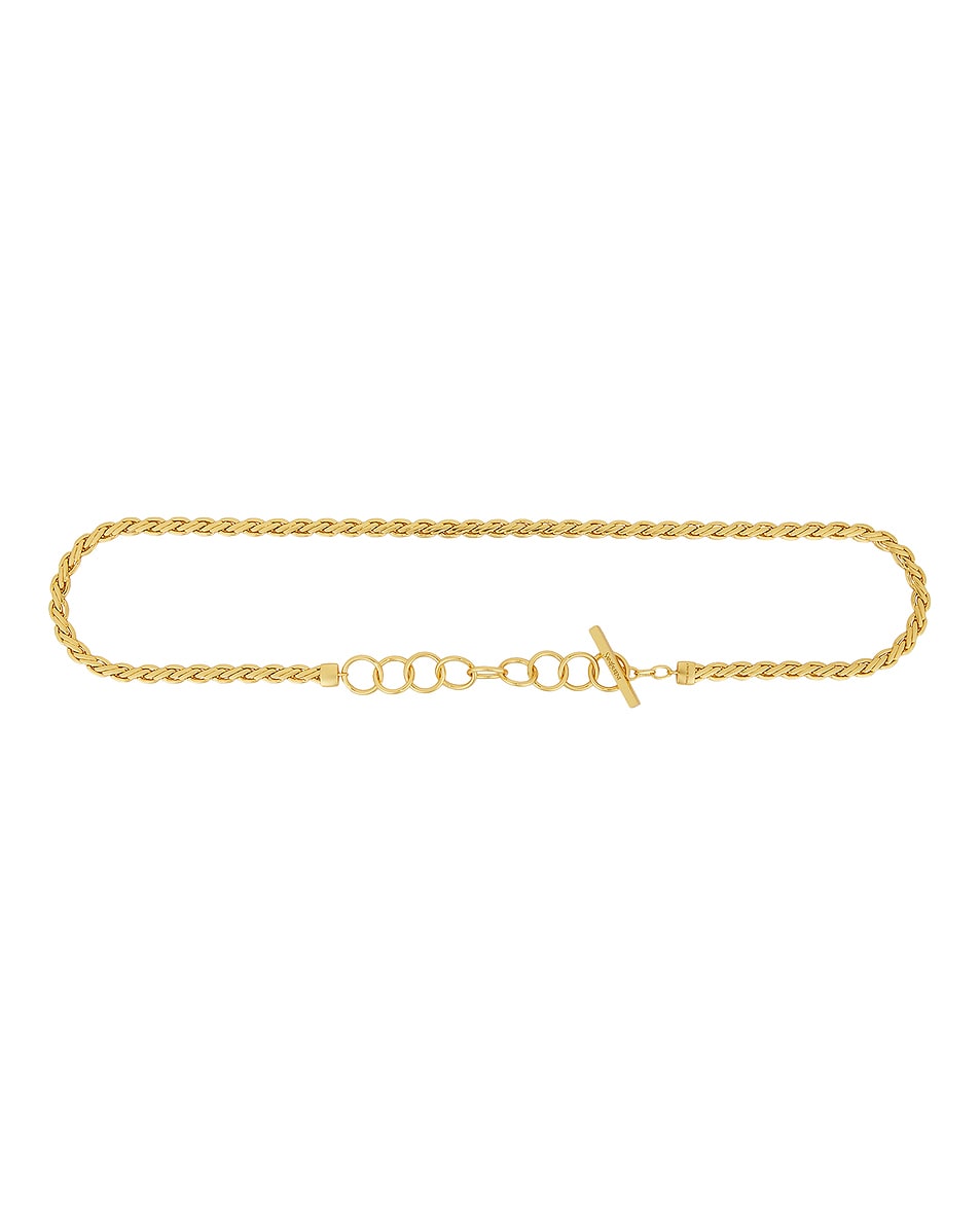 Image 1 of Saint Laurent Chain Belt in Oro Antico