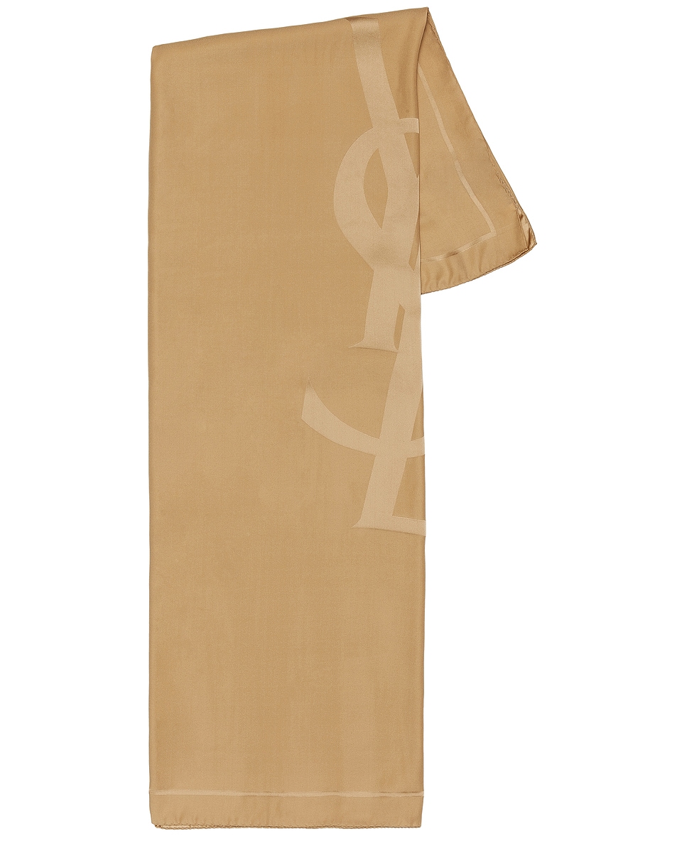 Image 1 of Saint Laurent Scarf in Beige