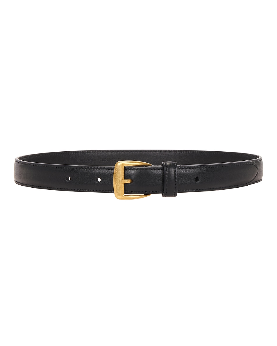 Image 1 of Saint Laurent Fine Ceinture Belt in Nero