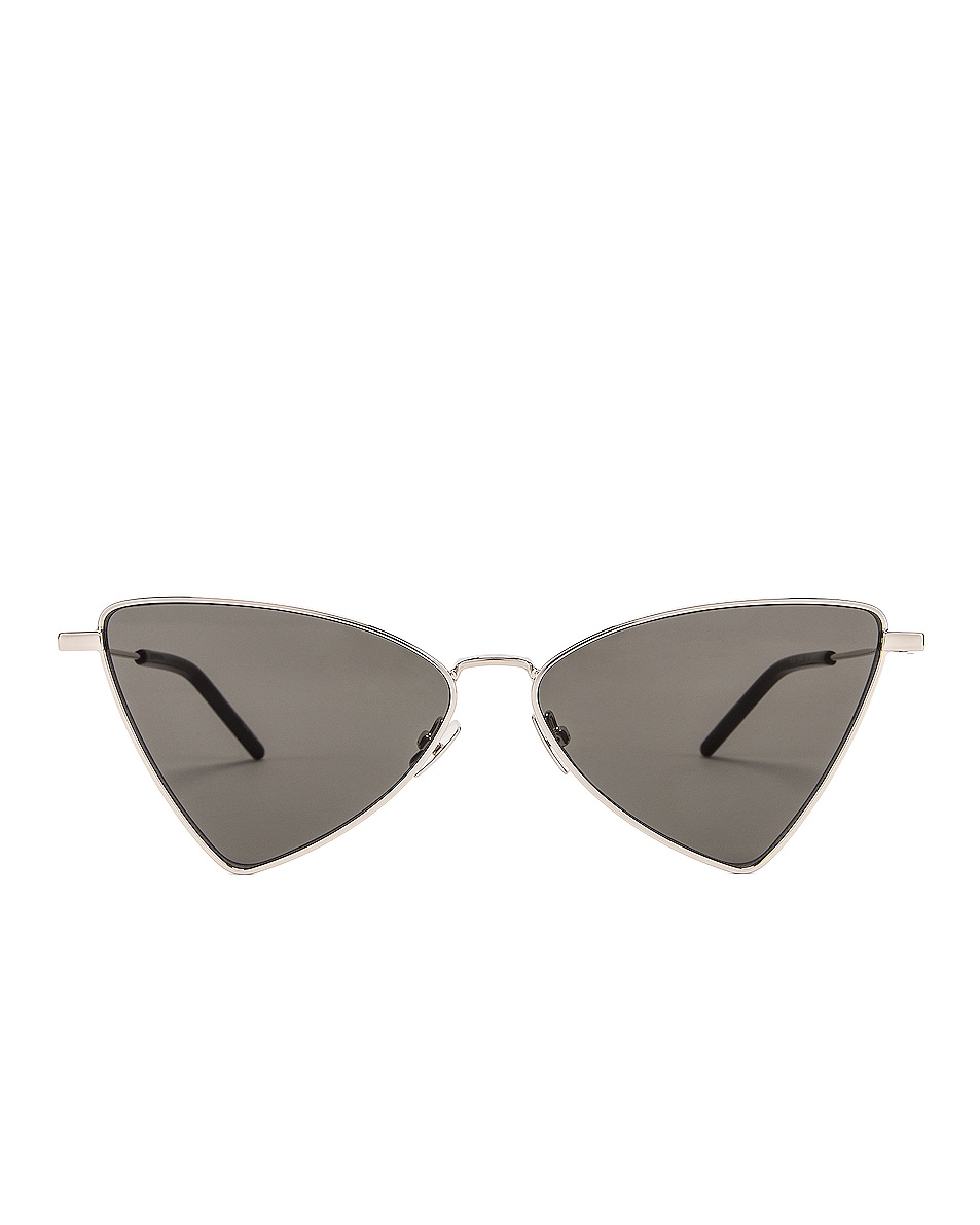 Saint Laurent Jerry Sunglasses in Shiny Silver | FWRD
