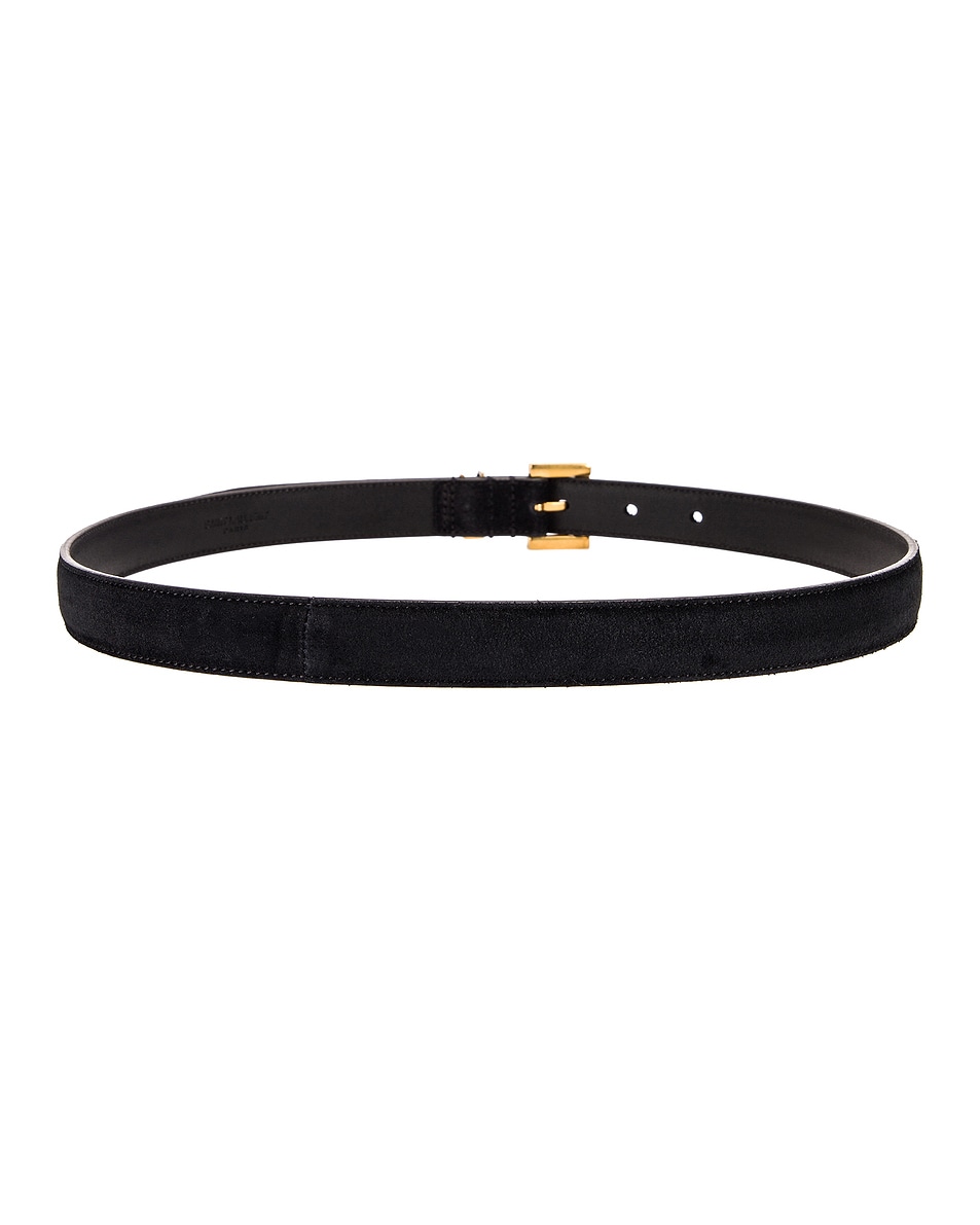 saint laurent suede belt