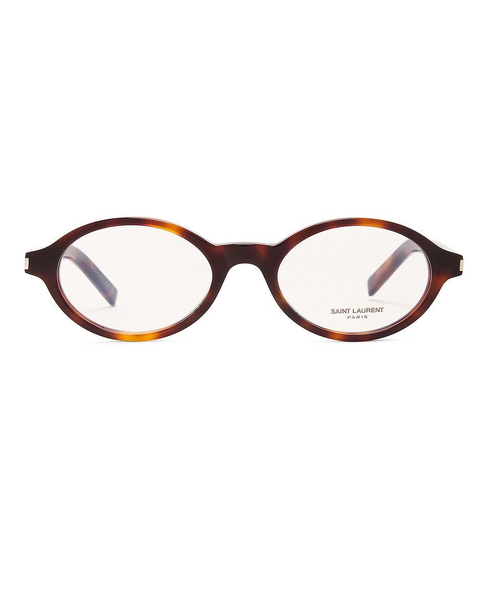 Image 1 of Saint Laurent Jeanne Optical Eyeglasses in Havana & Transparent