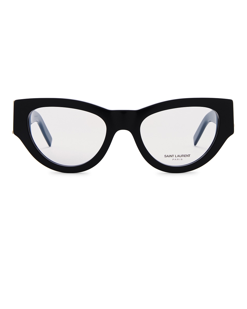 Image 1 of Saint Laurent Cat Eye Eyeglasses in Black