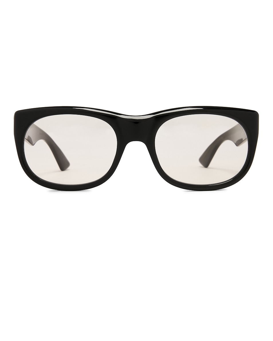 Image 1 of Saint Laurent SL 815 Sunglasses in Shiny Solid Black & Light Yellow