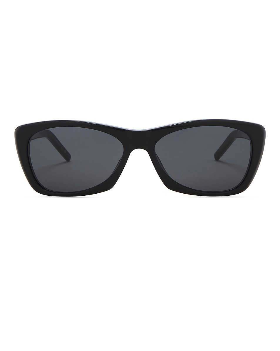 Image 1 of Saint Laurent Rectangular Sunglasses in Black