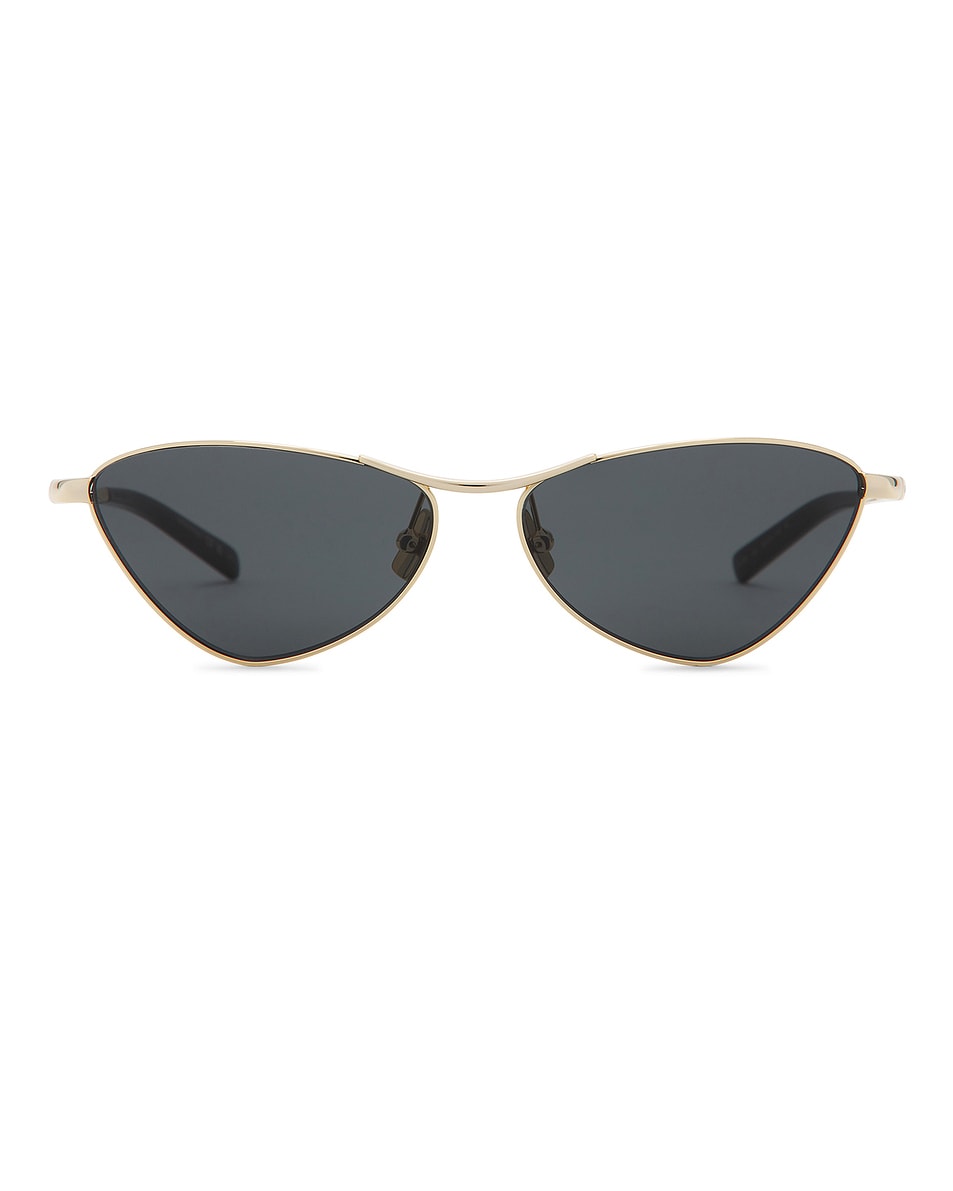 Image 1 of Saint Laurent Cat Eye Sunglasses in Gold & Black