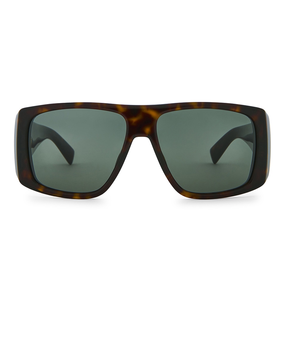Image 1 of Saint Laurent Shield Sunglasses in Havana & Grey