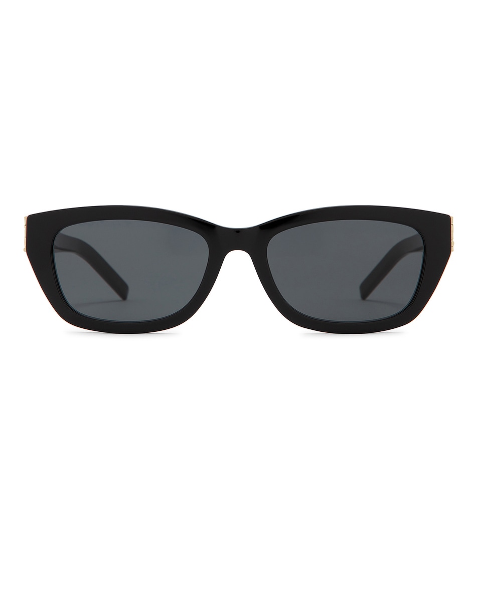 Image 1 of Saint Laurent Rectangular Sunglasses in Black