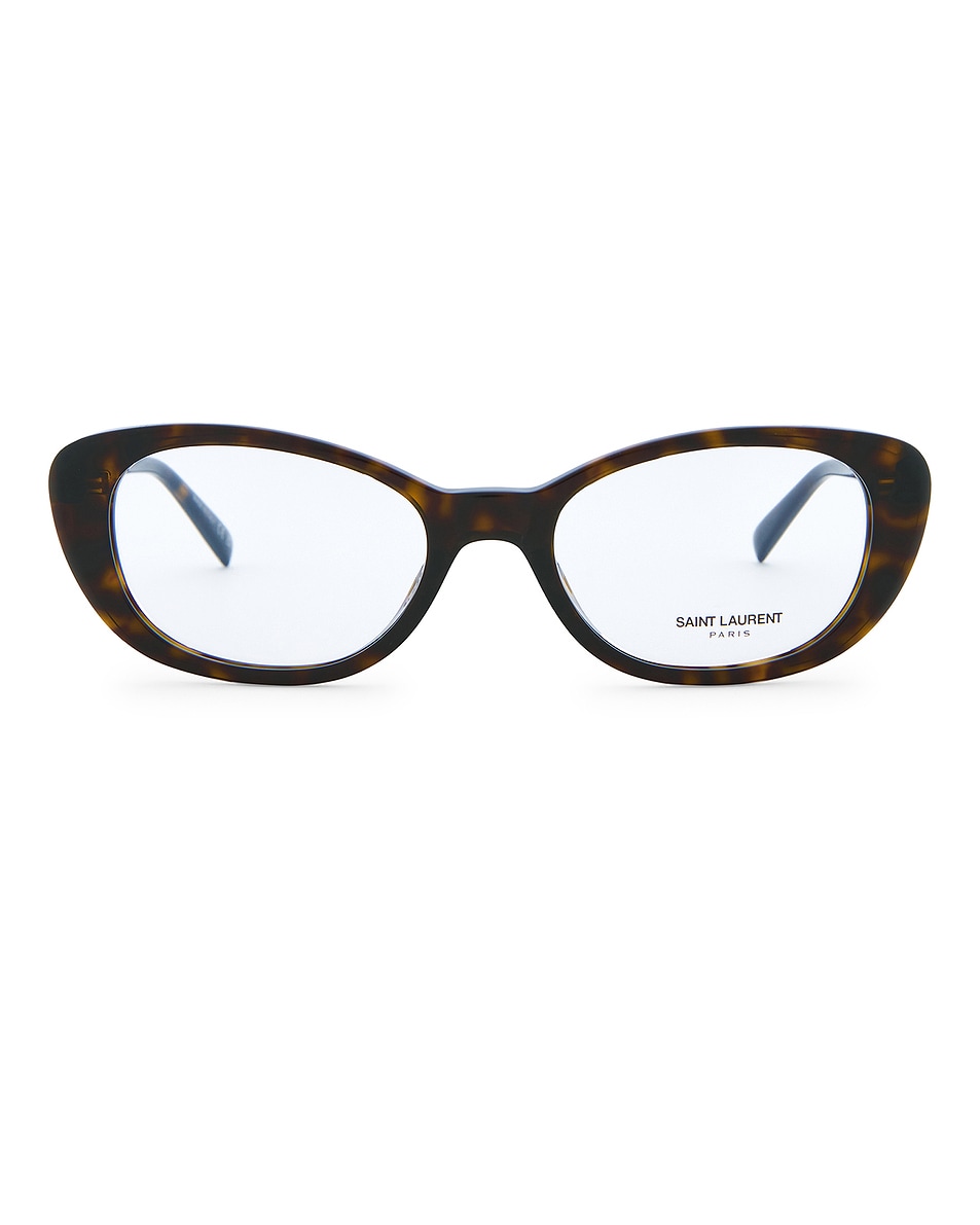 Image 1 of Saint Laurent Eyeglasses in Havana & Transparent