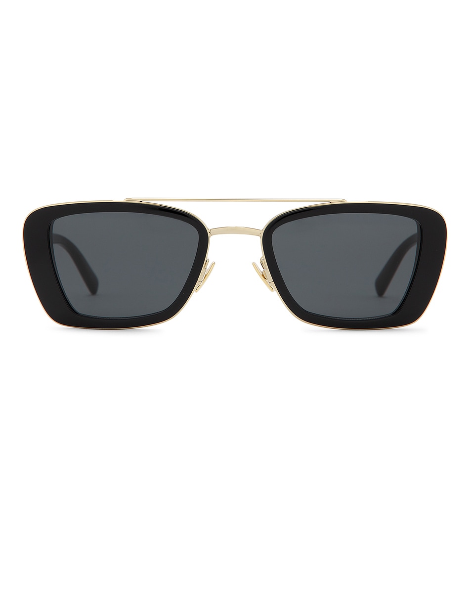 Image 1 of Saint Laurent Rectangular Sunglasses in Black
