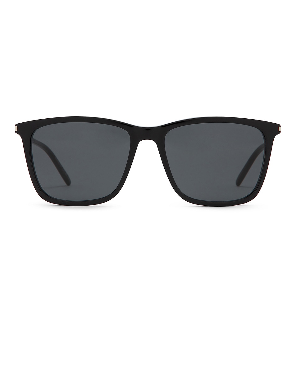 Image 1 of Saint Laurent Square Sunglasses in Black