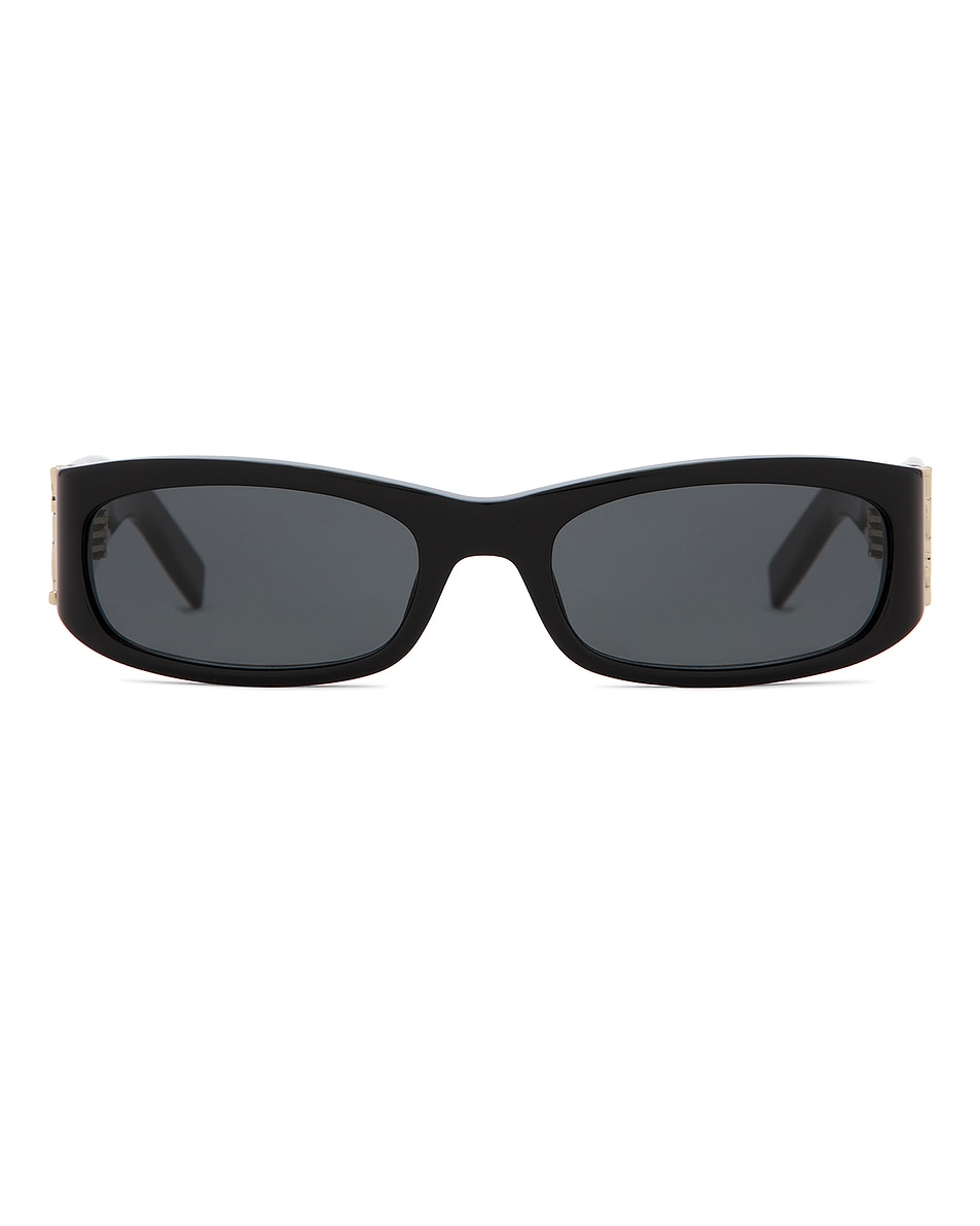 Image 1 of Saint Laurent Rectangular Sunglasses in Black