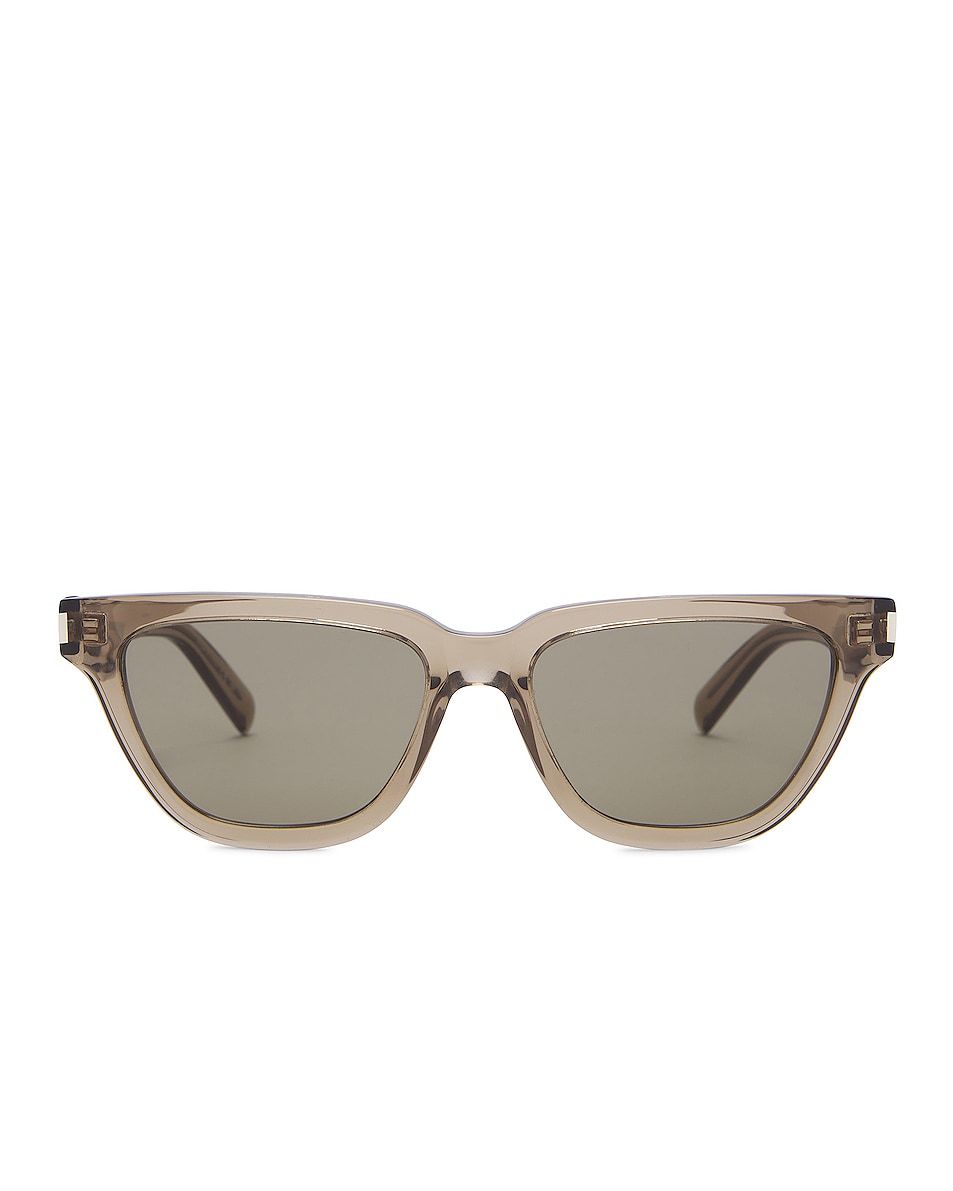 Image 1 of Saint Laurent SL 462 Sulpice Sunglasses in Brown & Grey