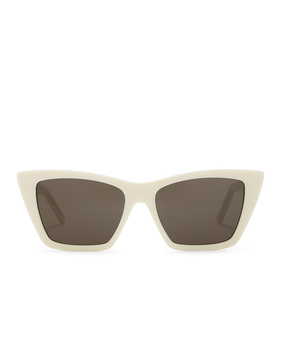 Image 1 of Saint Laurent SL 276 Mica Sunglasses in Ivory & Grey