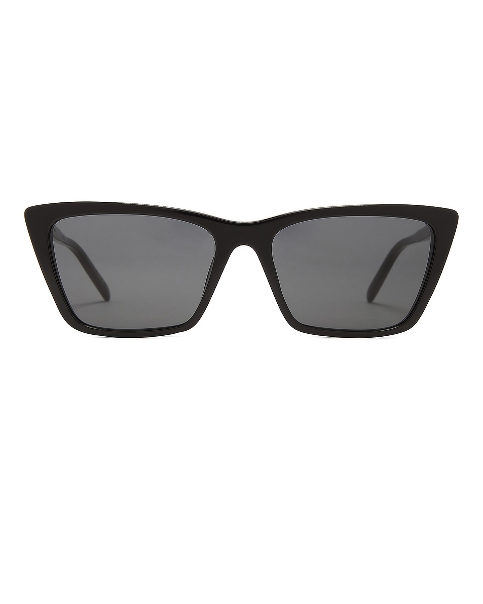 Image 1 of Saint Laurent Thin Mica Sunglasses in Black