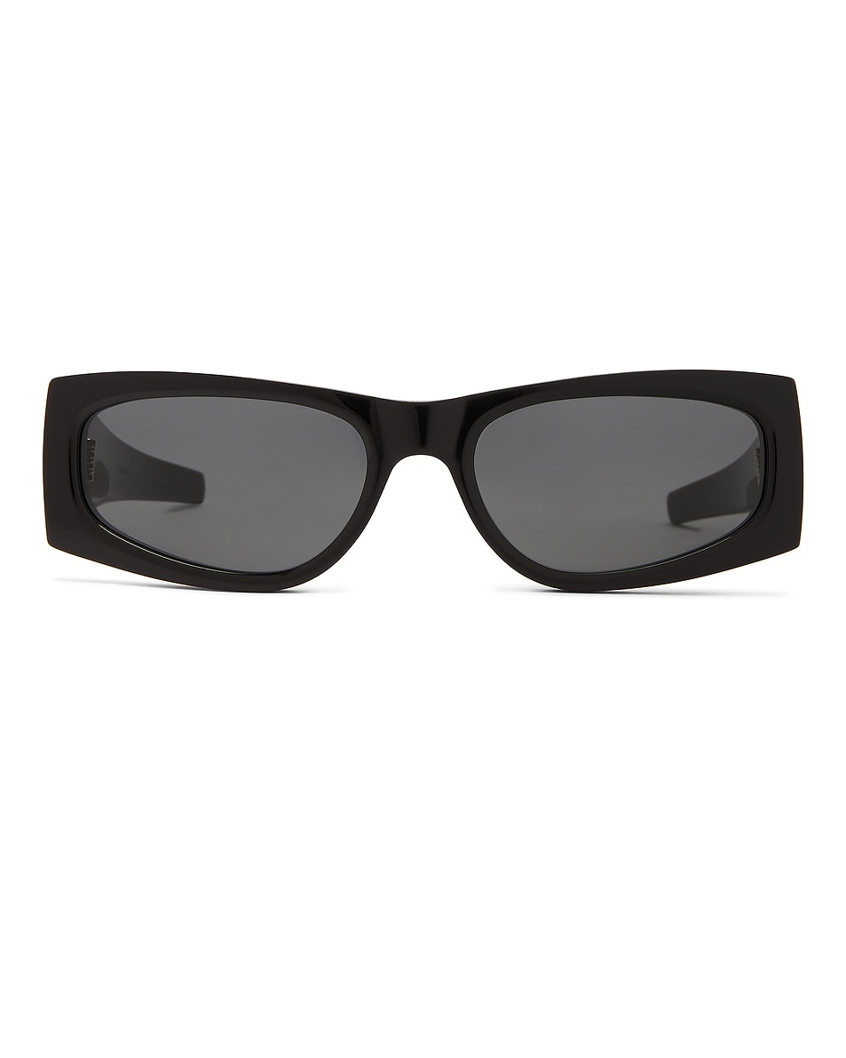 Image 1 of Saint Laurent Rectangle Sunglasses in Black