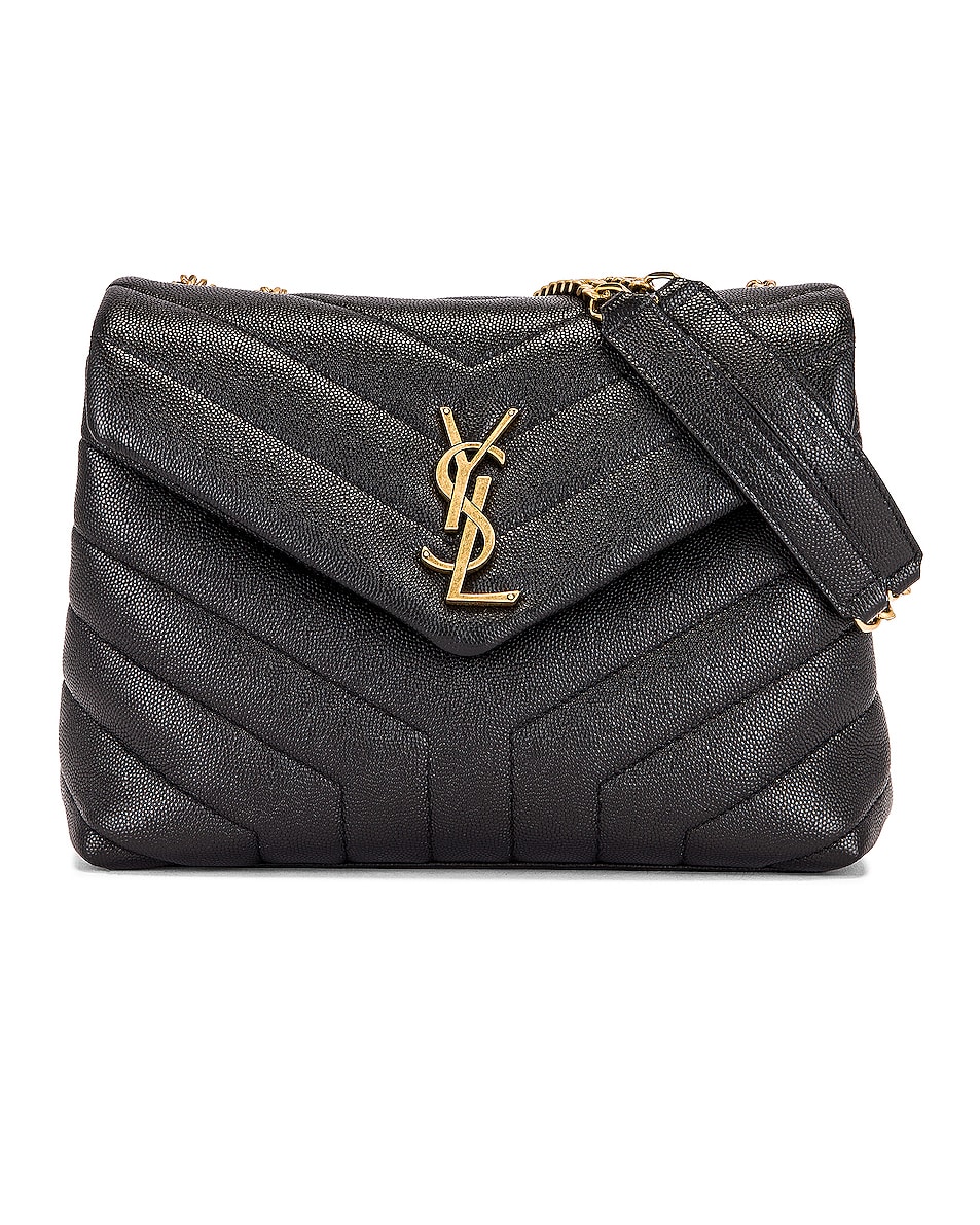 Image 1 of Saint Laurent Small LouLou Monogramme Bag in Black