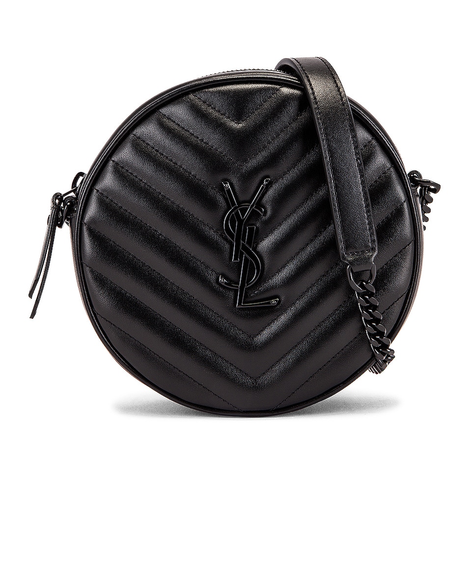 Image 1 of Saint Laurent Round Bag in Black