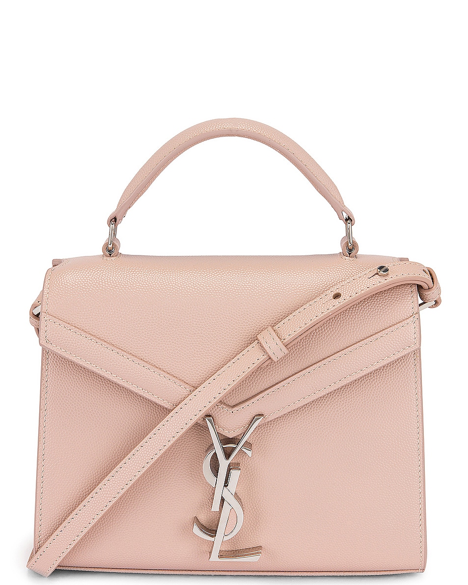Image 1 of Saint Laurent Mini Cassandra Monogramme Bag in Marble Pink