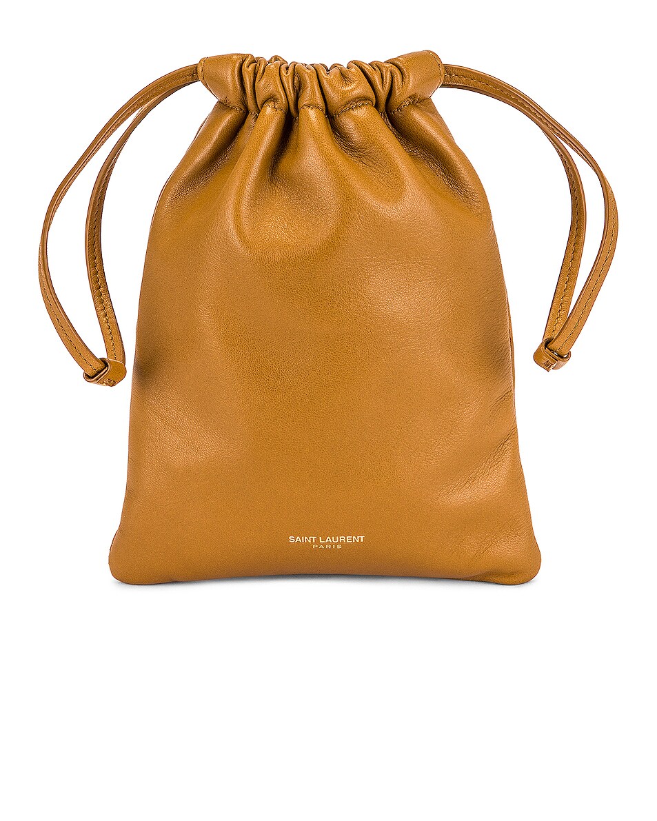 Saint Laurent Pouch Crossbody Bag in Dark Sun FWRD