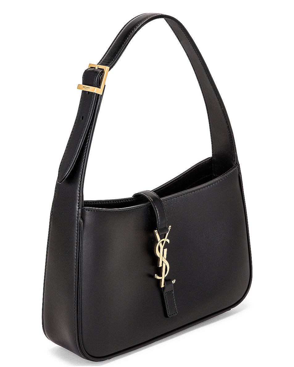 Saint Laurent Le 5 A 7 Hobo Bag in Nero FWRD