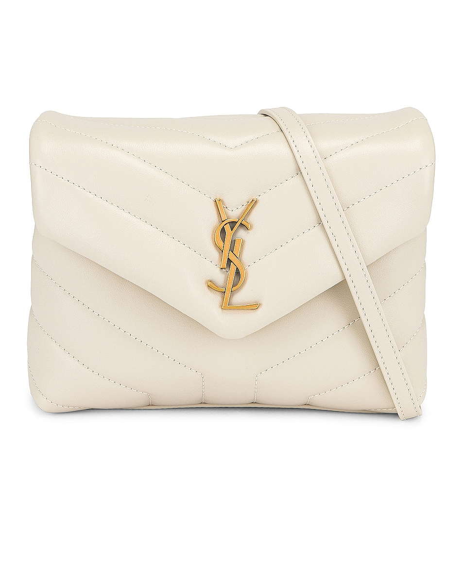 Image 1 of Saint Laurent Toy Loulou Bag in Crema Soft