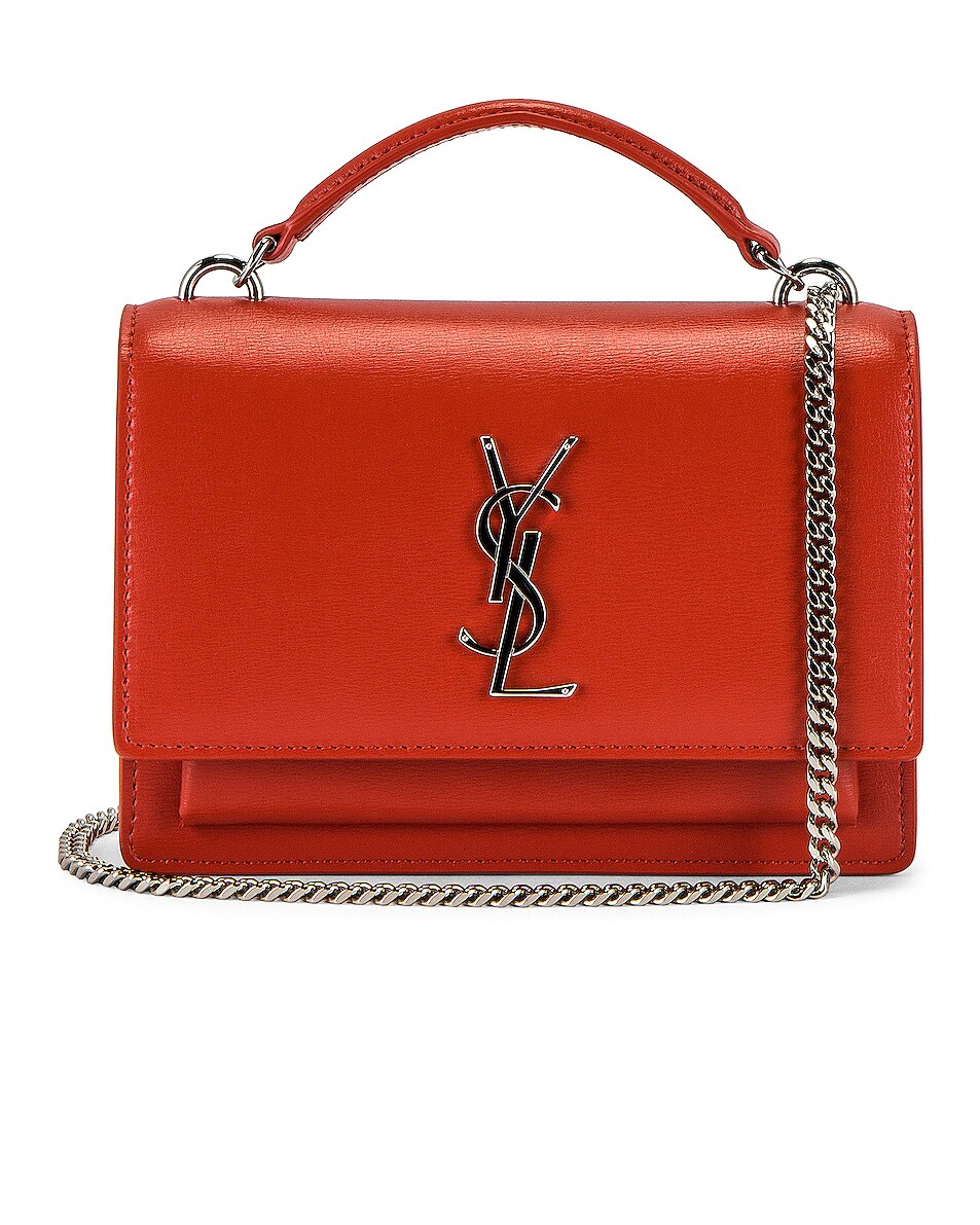 orange ysl bag