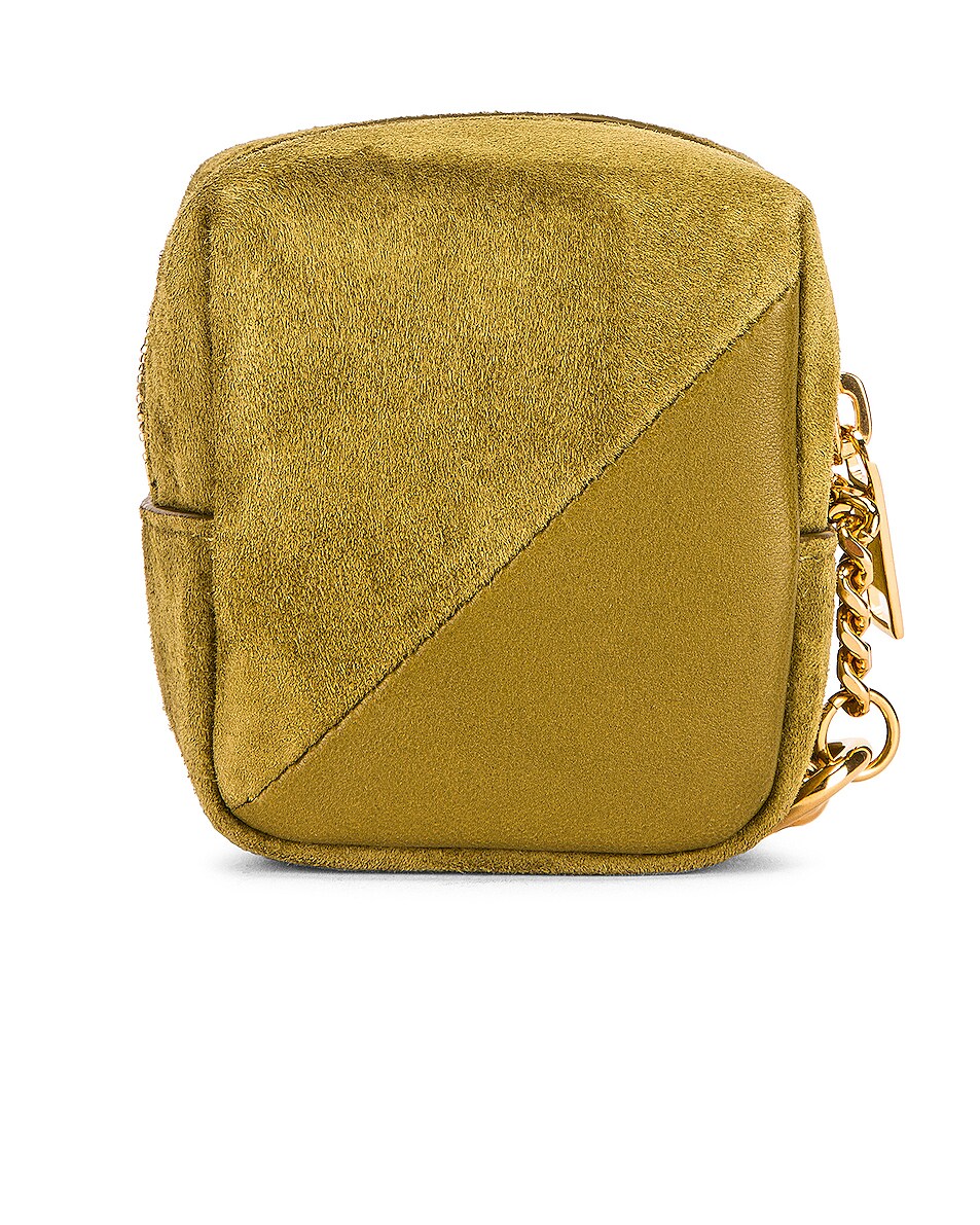 Saint Laurent Jamie Charm Pouch in Olive Drab | FWRD